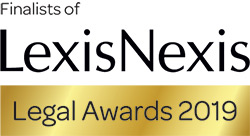 Lexis Nexis Legal Awards 2019 finalists